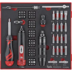 Torque Screwdriver, Impact Driver and Bit Set (EVA)